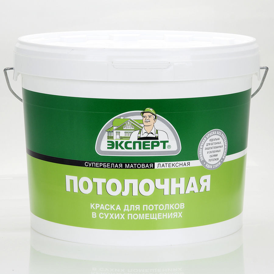 Краска Эксперт ПОТОЛОЧНАЯ С/Б (14кг/44шт)