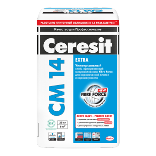 Клей д/плитки Ceresit CM14 (25кг/48шт)