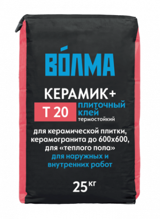 Клей плиточный Волма КЕРАМИК ПЛЮС 25кг (56 в под)
