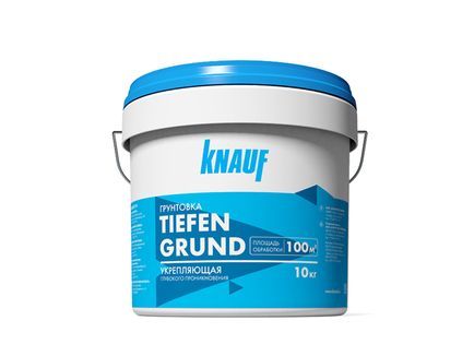Грунтовка укрепляющая Кнауф ТИФЕНГРУНД 10кг ( 36 в под)