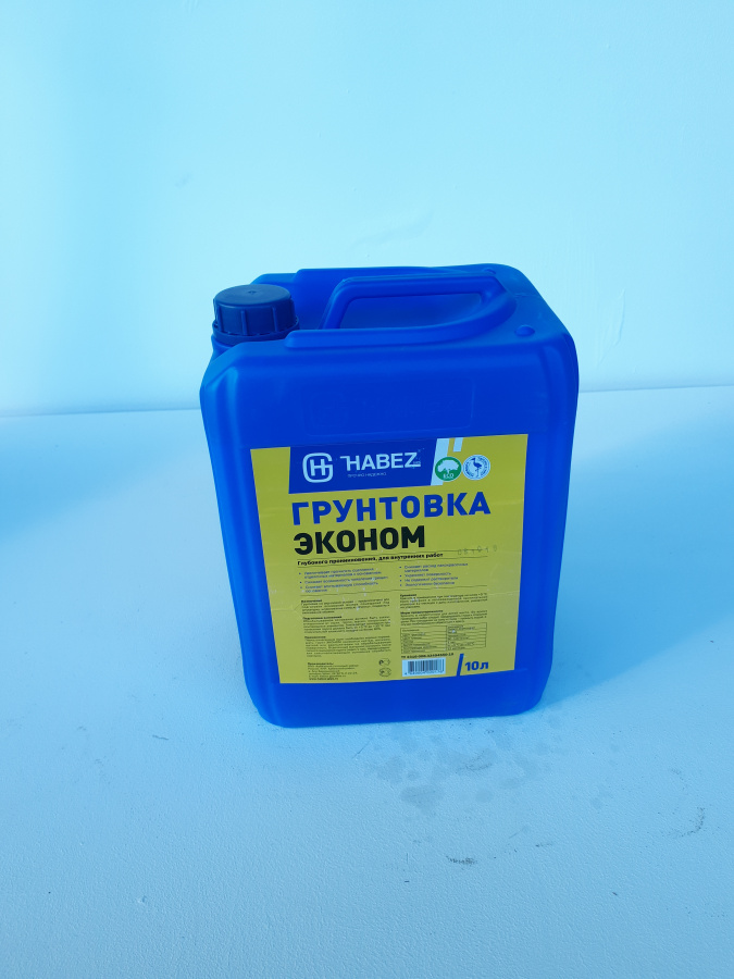 Хабез - Эконом, грунтовка для внутренних работ 10 л