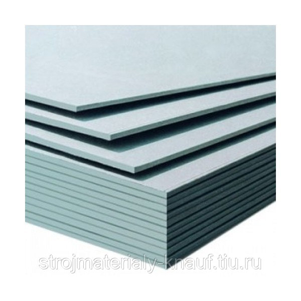 Гипсоволокно влагостойкое ФК Кнауф 10-1200-2500 (50 в под)