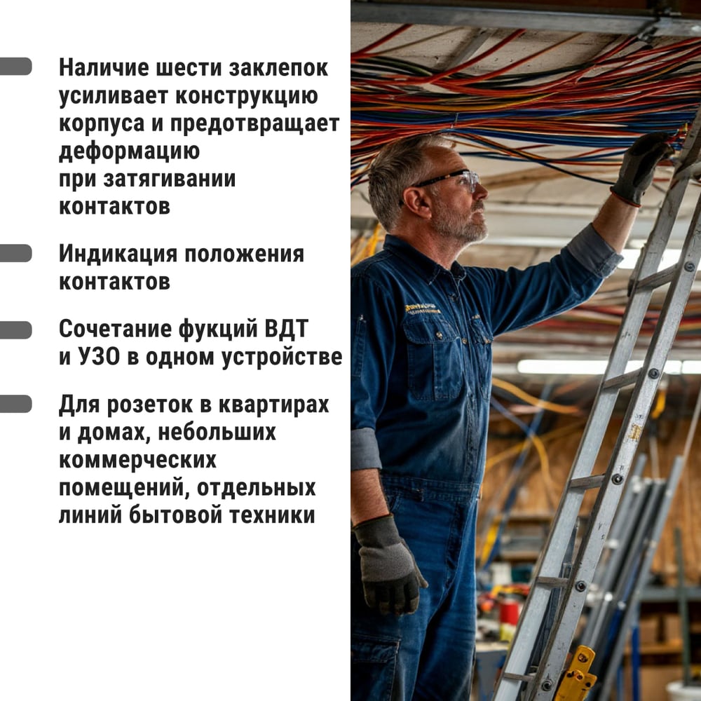АВТД 63 2З(1Р+N) С32 30мА 6кА тип А - Автоматический выключатель Дифференциального тока TDM
