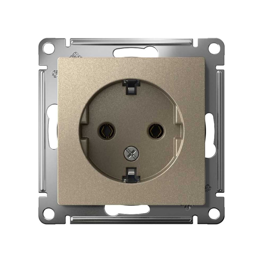 SE Atlas Design Шампань роз 1-я с/з, 16А механизм 10шт