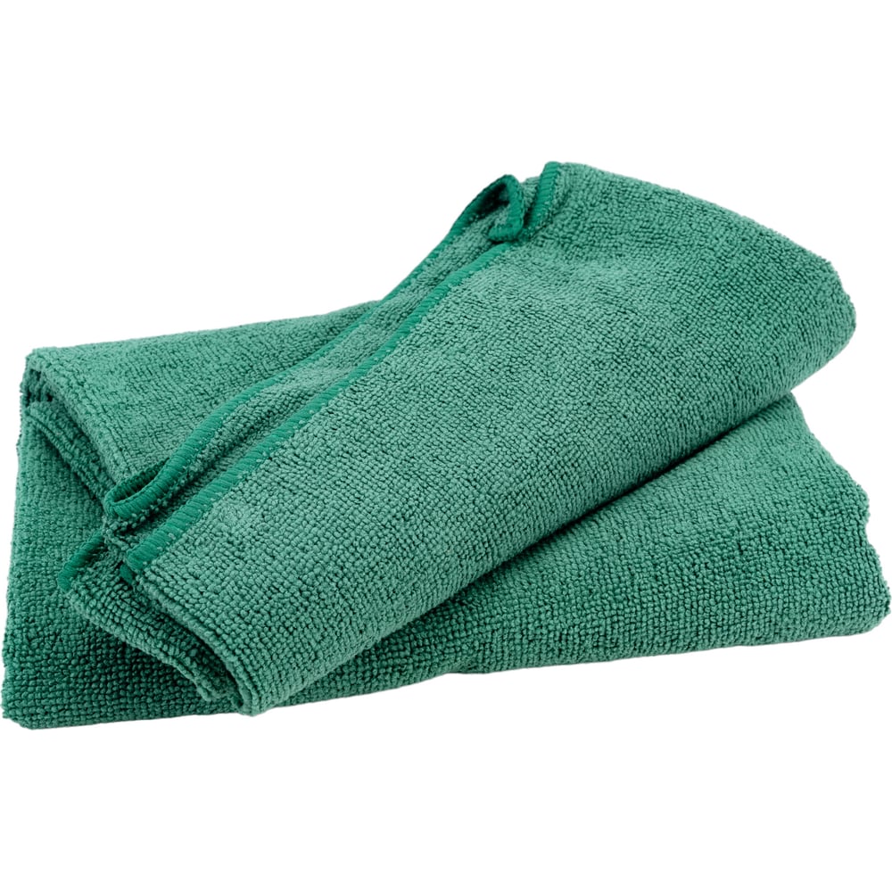 Тряпка для пола из микрофибры Рыжий Кот М-02F-XXL, зеленая, 80х100см