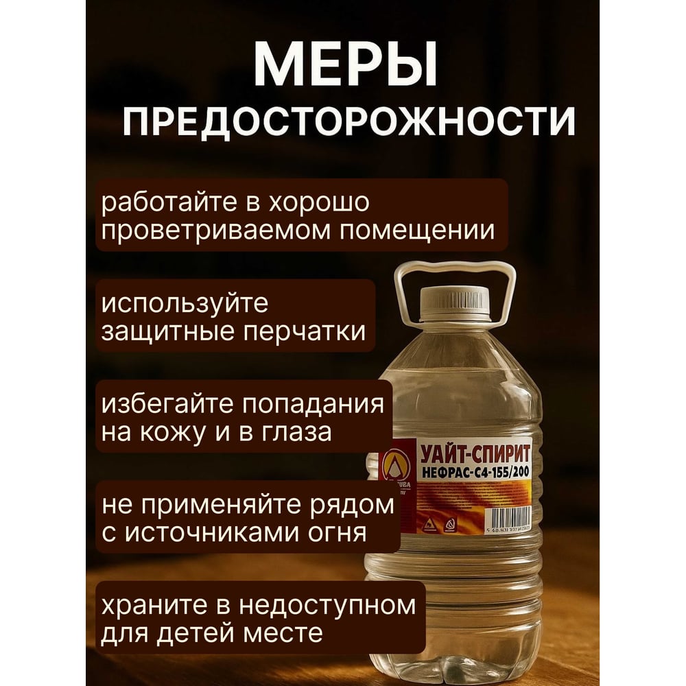 Уайт-спирит Вершина 5л пнд/т (4шт/уп)