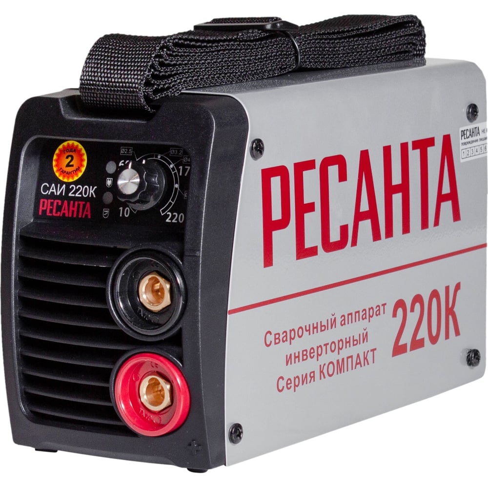 Сварочный аппарат Ресанта САИ-220К инверторный для дуговой сварки
