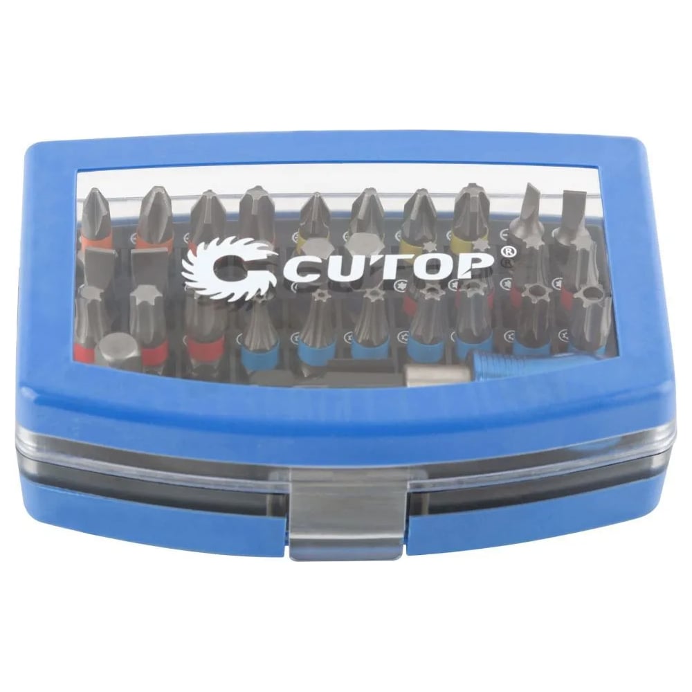 Набор бит в пластиковом боксе CUTOP Profi (32 предмета)