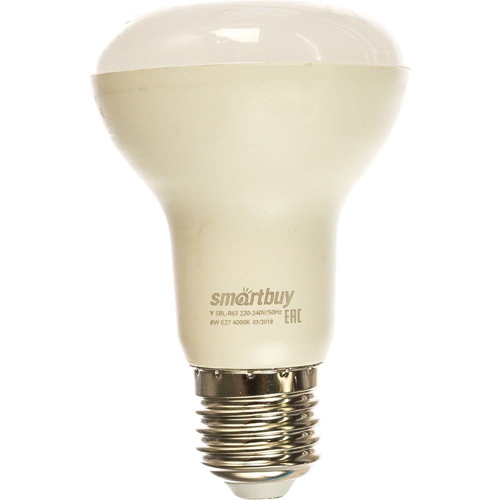 Светодиодная лампа Smartbuy LED R63-08W/4000/E27 SBL-R63-08-40K-E27