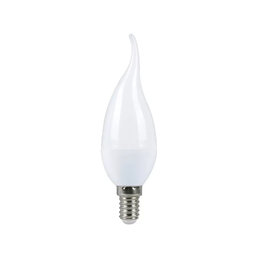 Светодиодная лампа Smartbuy LED свеча на ветру, матовая C37-05W/4000/E14 SBL-C37Tip-05-40K-E14