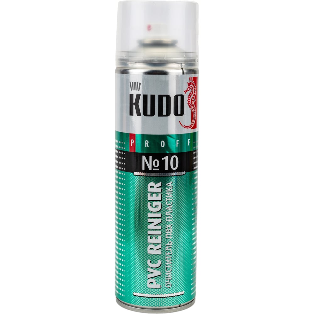 Очиститель ПВХ пластика KUDO Proff №10 аэрозольный, 650мл (12шт/уп)