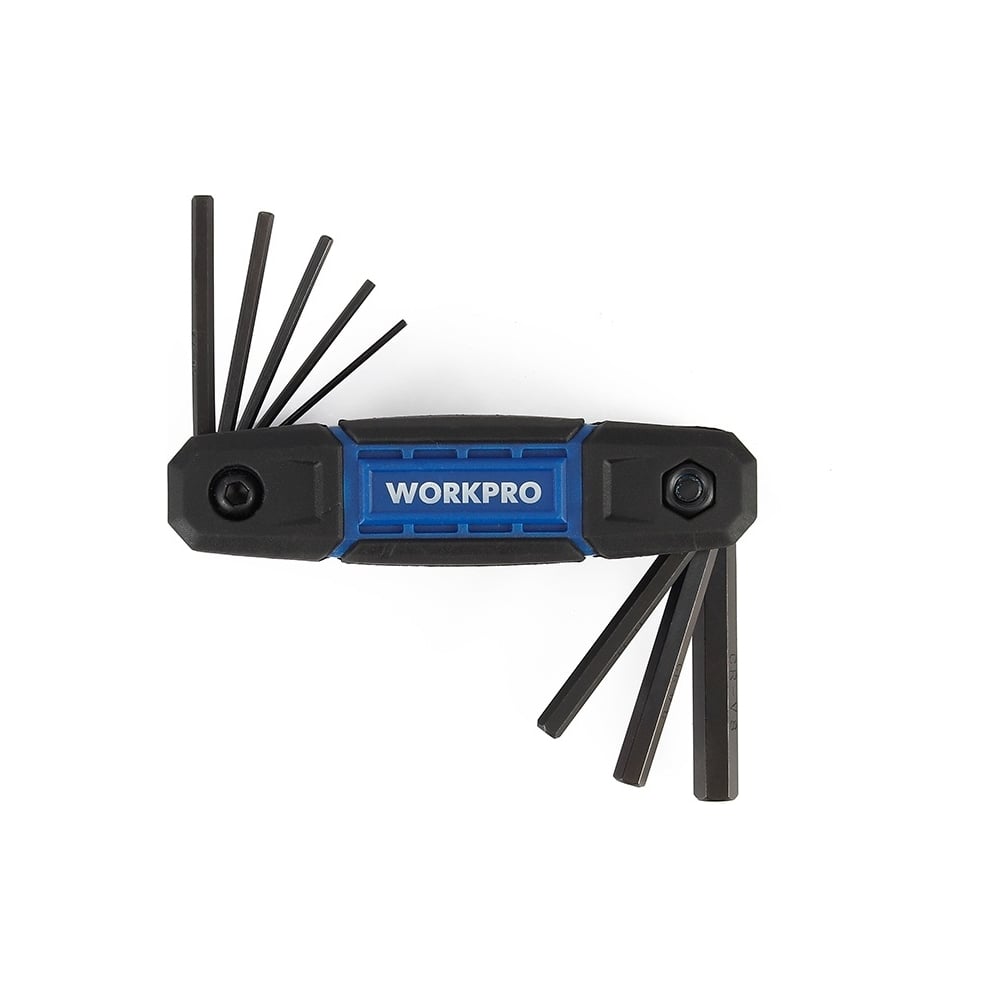 Набор шестигранных метрических ключей WORKPRO 8 шт. складной WP222028