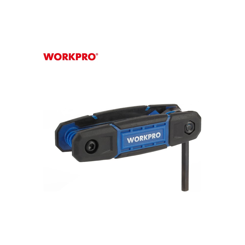 Набор шестигранных метрических ключей WORKPRO 8 шт. складной WP222028