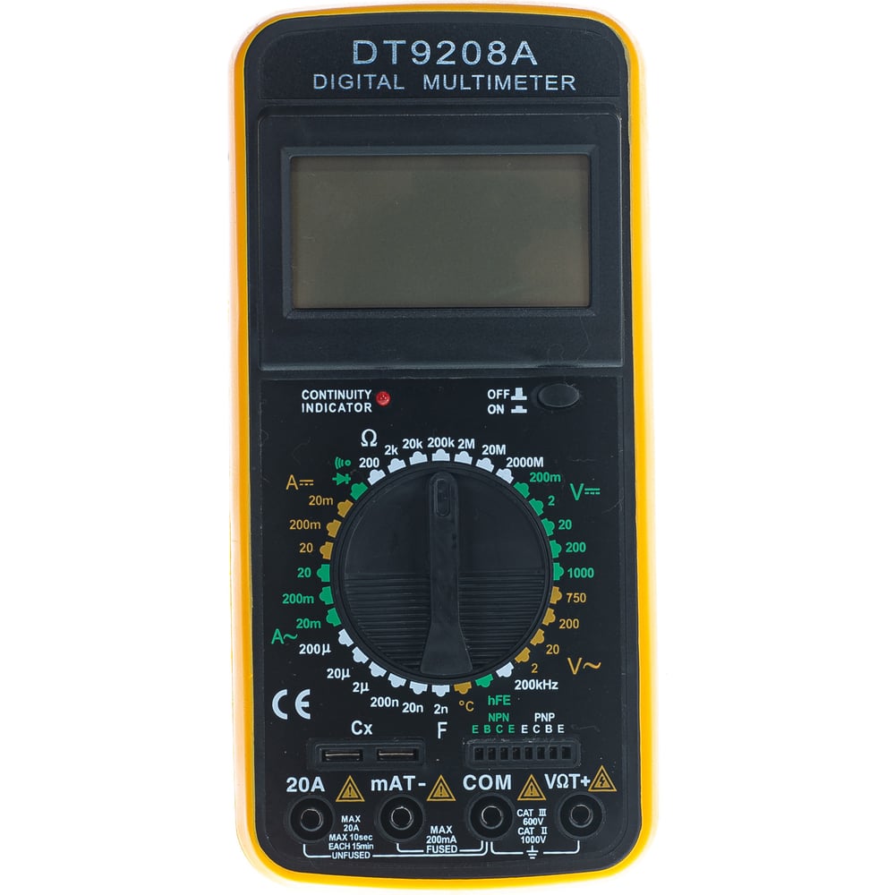 Мультиметр Ресанта ТЕК DT 9208A 61/10/507
