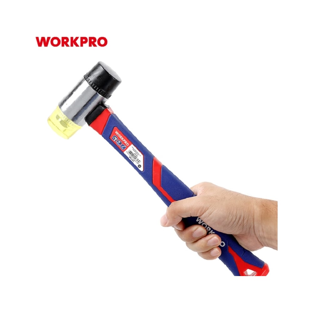 Молоток-киянка двухсторонняя ПВХ пластик WORKPRO