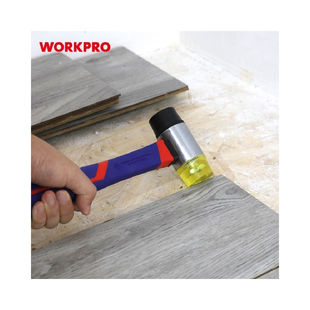 Молоток-киянка двухсторонняя ПВХ пластик WORKPRO