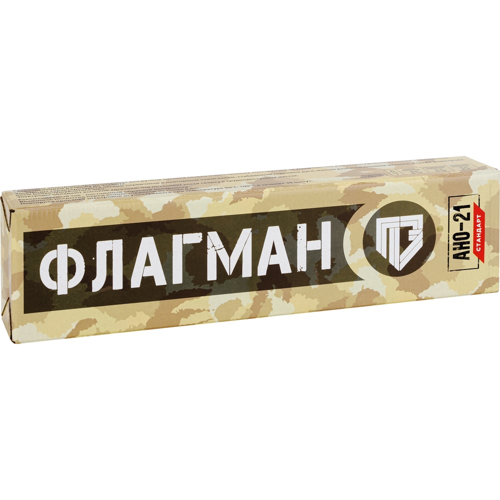 Электроды АНО-21 Стандарт ФЛАГМАН 4.0 мм, 5.0 кг, ГОСТ 9466-75 ООО «Пензенские электроды» 00-00002498