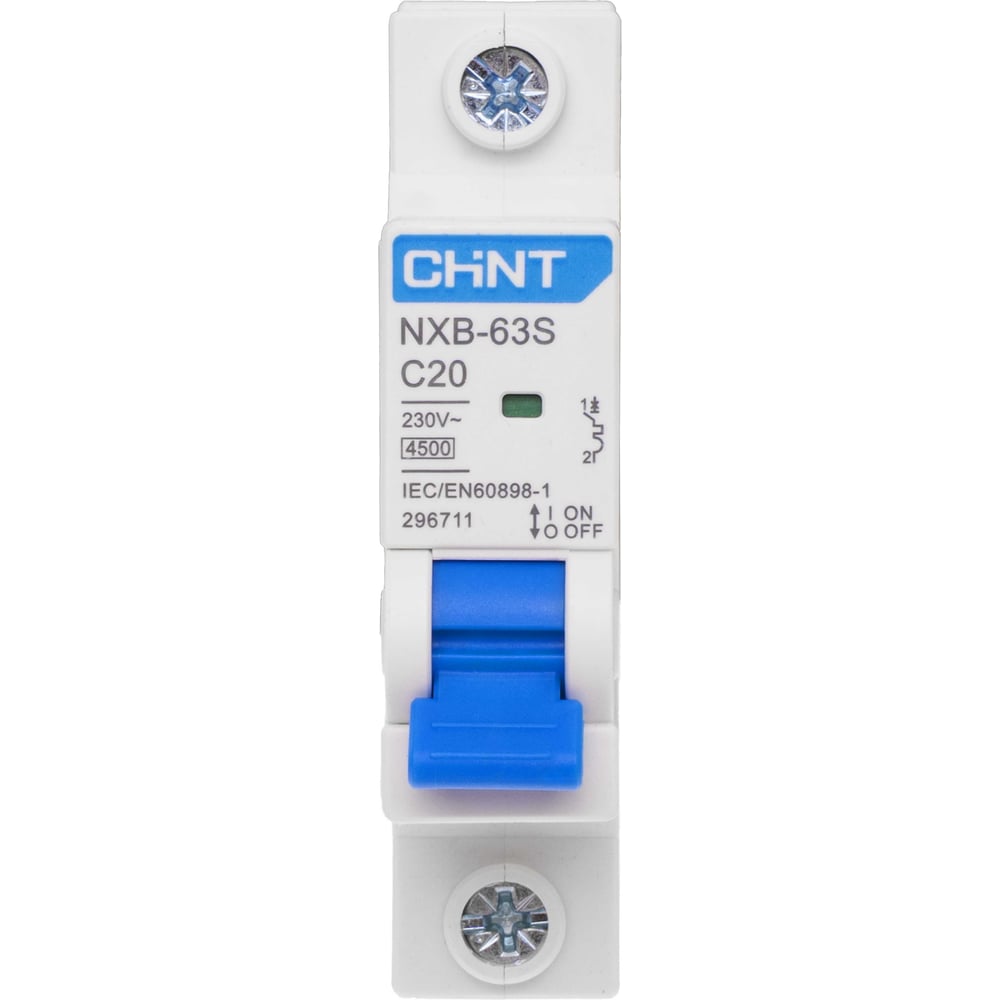 Авто выкл. CHNT NXB-63S 1P 20A 4.5kA