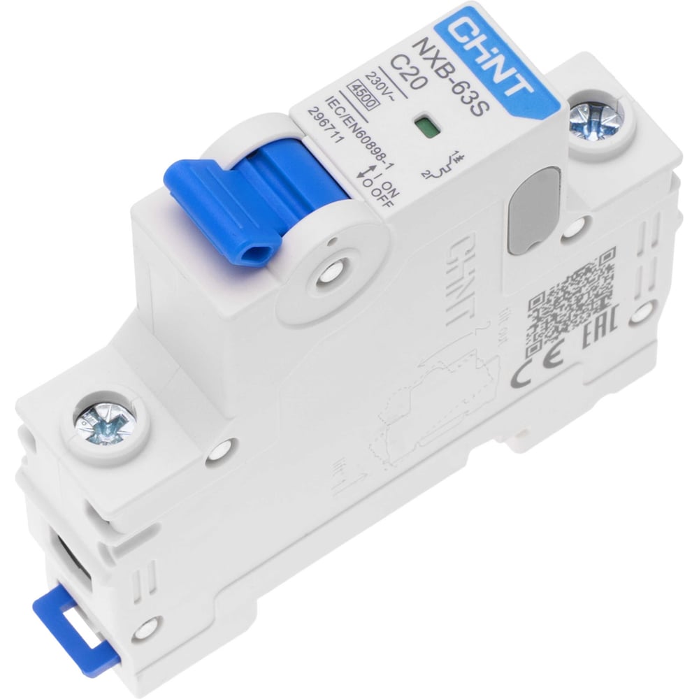 Авто выкл. CHNT NXB-63S 1P 20A 4.5kA