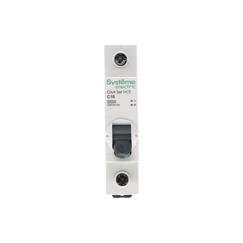 Автоматический выключатель System Electric City 9 SET (АВ) С 16А 1Р 4,5кА 230В