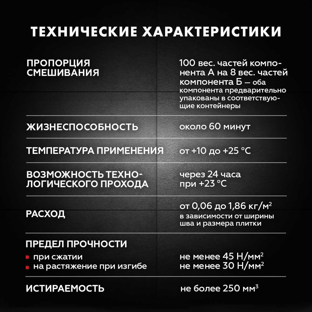 Эпоксидная затирка Церезит CE89 2.5кг Белый мрамор 803 3002734