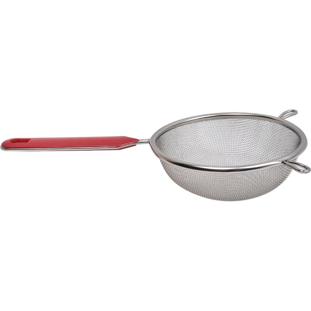 Дуршлаг Mallony Tagliatelle из нержавеющей стали с пластиковой ручкой, диаметр 14 см, размер ячейки 1 мм 985503