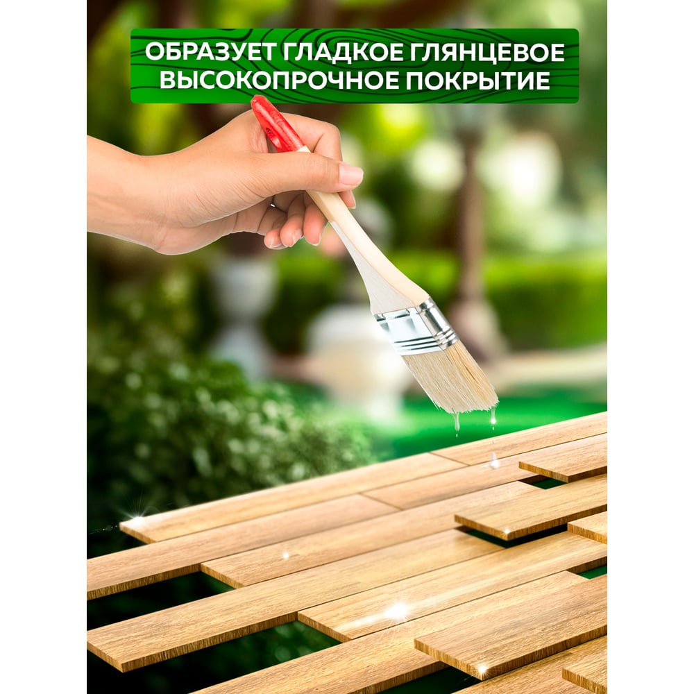 Лак алкидный для пола и паркета (1,9) FARBITEX PROFI,WOOD 1/6