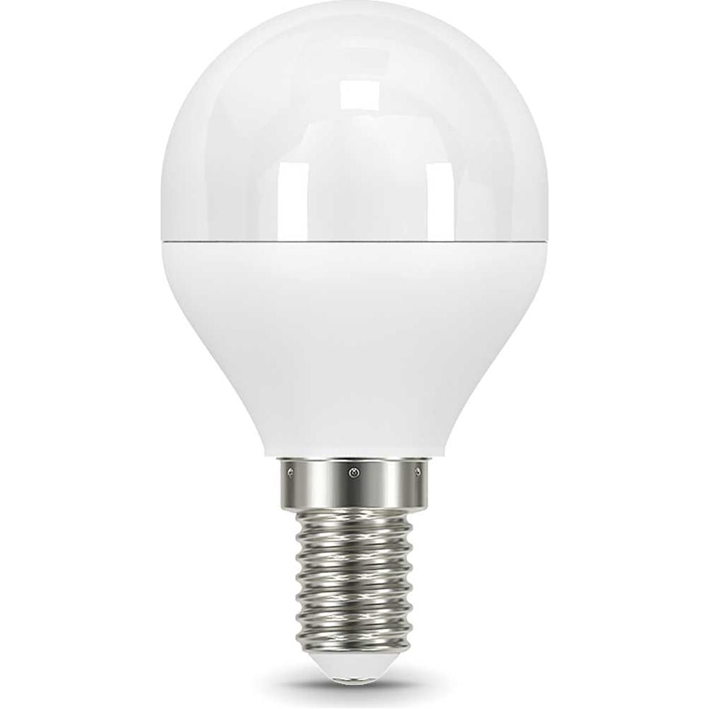 Лампа светодиодная LED шар 6,5W E14 3000K, теплый белый, GAUSS