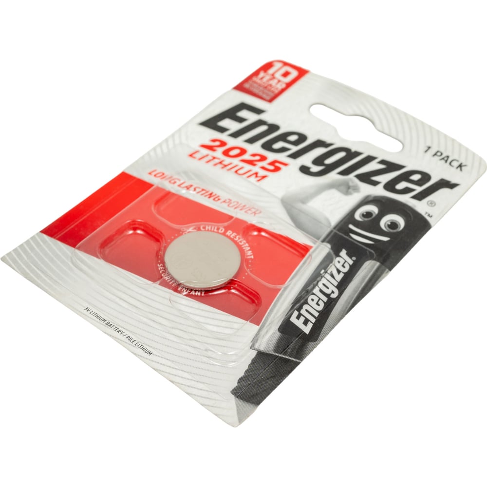 Батарейка Energizer  CR2025BR Lithium 3V/10/140