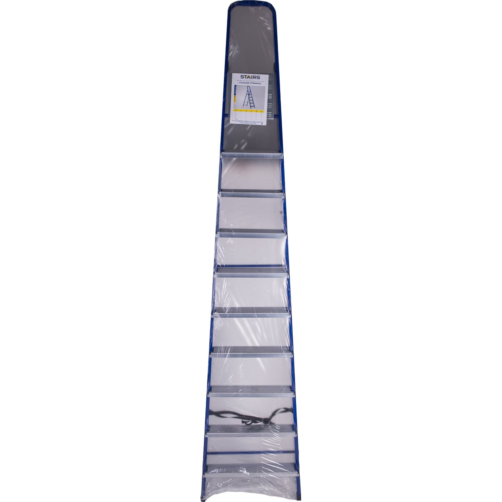 Стремянка стальная с алюминевыми ступенями 10 ступеней, 208 см, Stairs