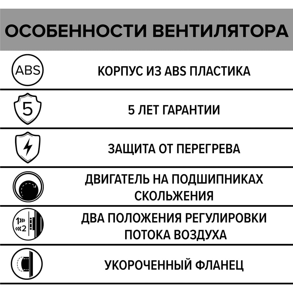 Вытяжной вентилятор ERA DISC D100