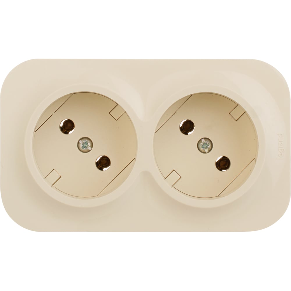 LEGRAND Quteo беж роз 2-ая б\з  10шт
