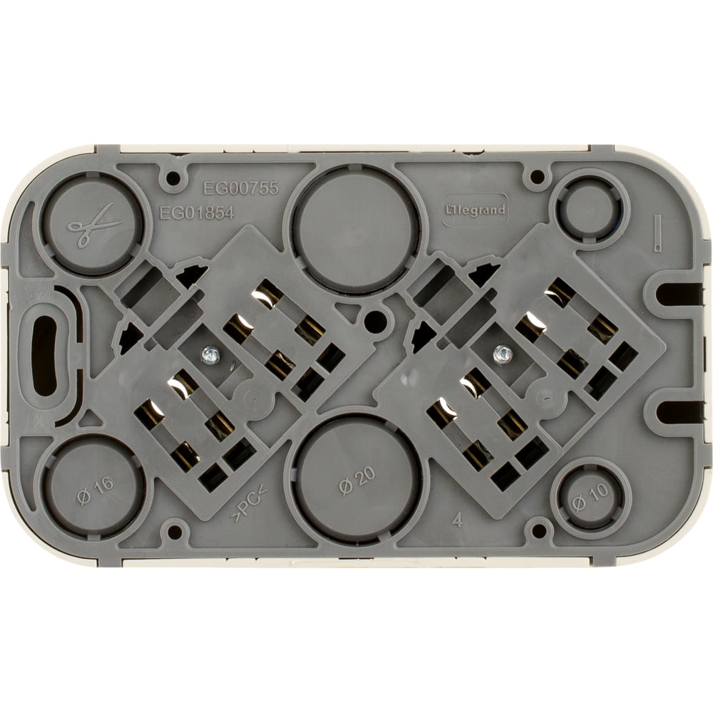 LEGRAND Quteo беж роз 2-ая б\з  10шт