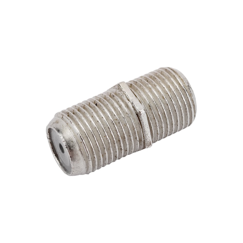 Переходник антенный, (гнездо F - гнездо F), бочка, (1шт) (пакет) PROconnect