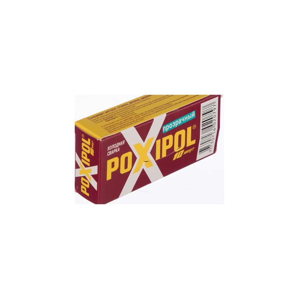 Холодная сварка POXIPOL, двухкомпонентный эпоксидный клей, прозрачный, 14мл