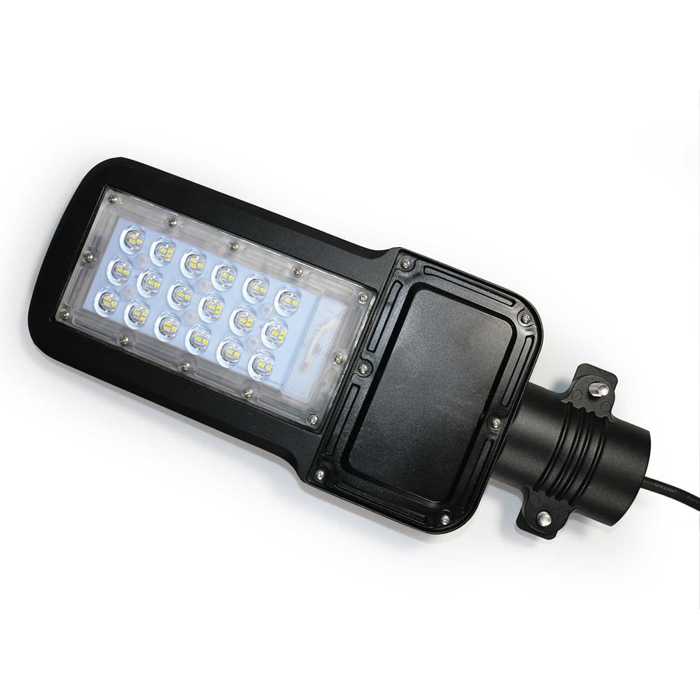 Светильник светодиод LED Qplus 30 Вт, 120-260В, 5000lm IP65 5000К черный, свет бел