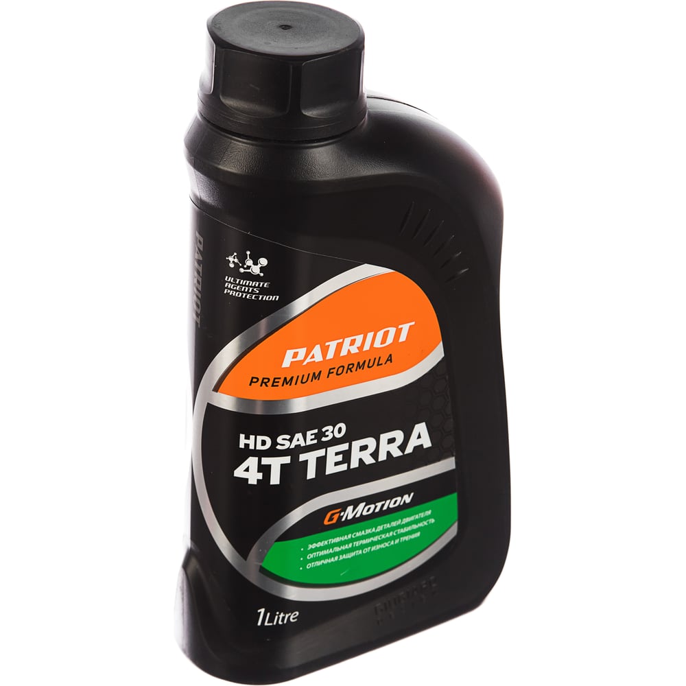 Масло минеральное PATRIOT G-Motion HD SAE 30 4T TERRA, 1л