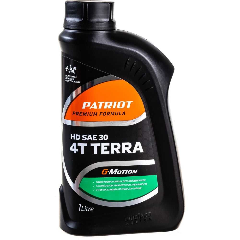 Масло минеральное PATRIOT G-Motion HD SAE 30 4T TERRA, 1л