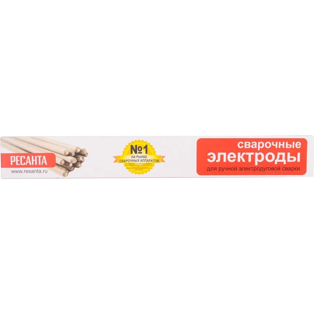 Электроды Ресанта МР-3 (4мм) 1кг (12шт/уп)