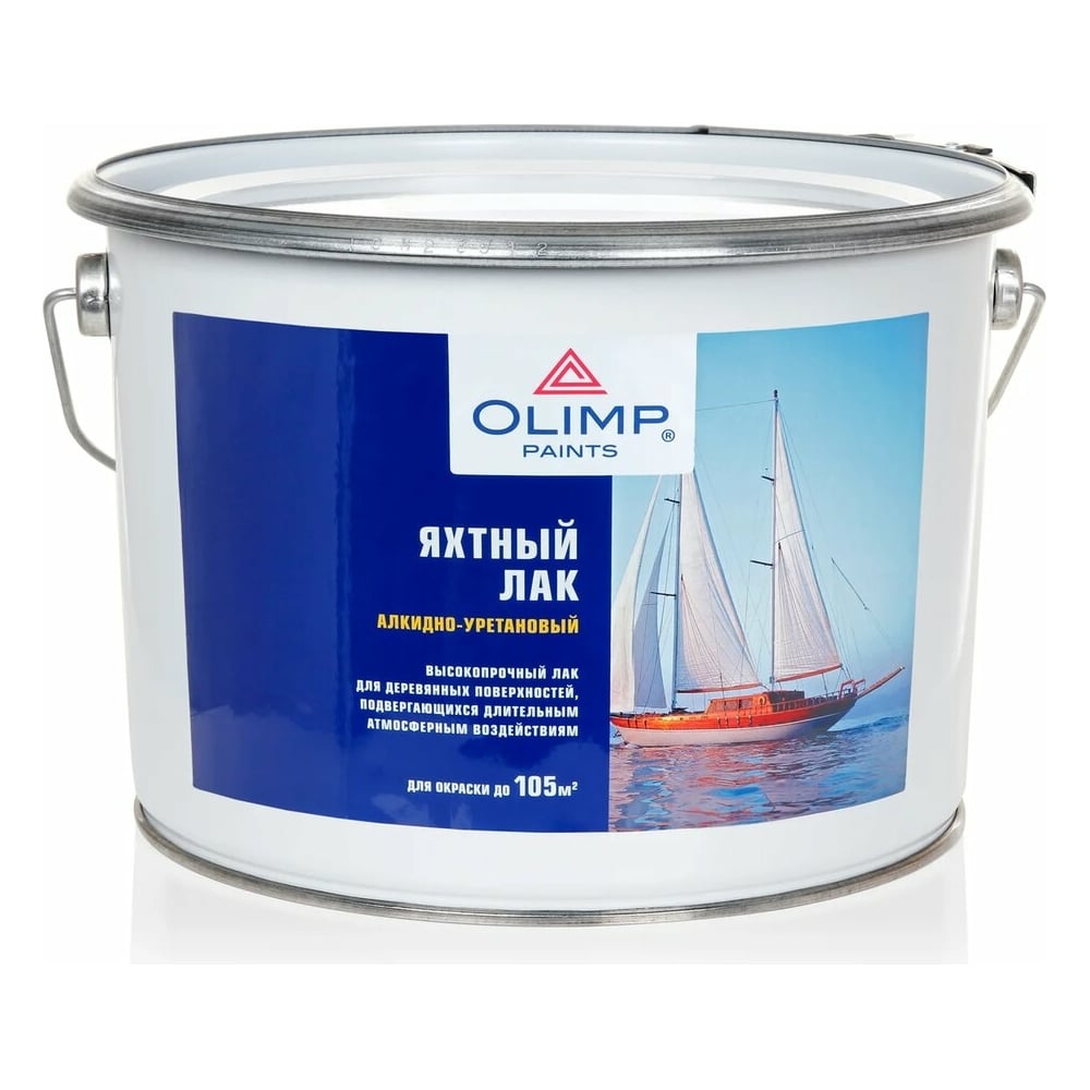 Яхтный лак OLIMP (полуматовый; 9 л) 16481
