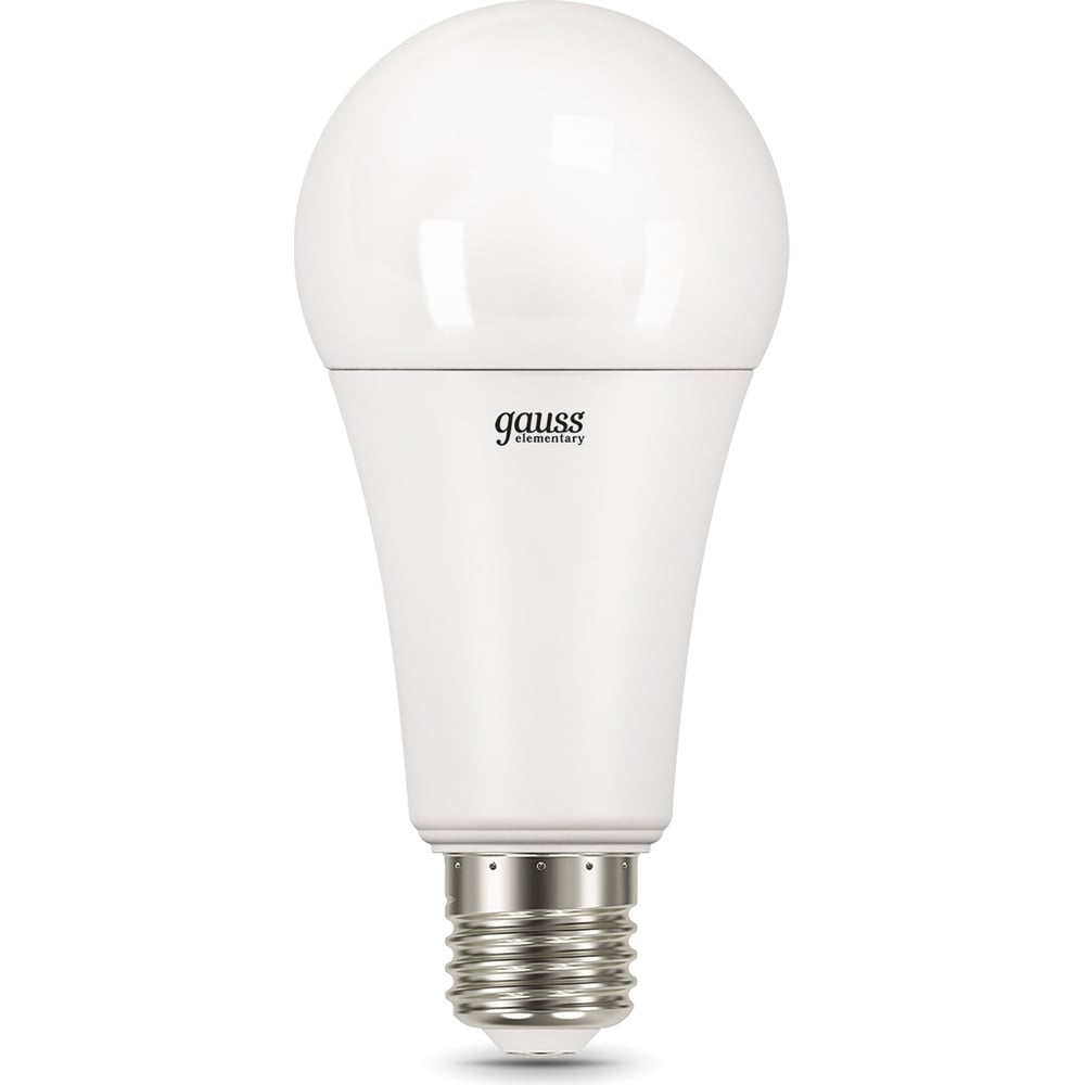 Лампа светодиодная LED Elementary 25W E27 A60 3000k, теплый белый, GAUSS