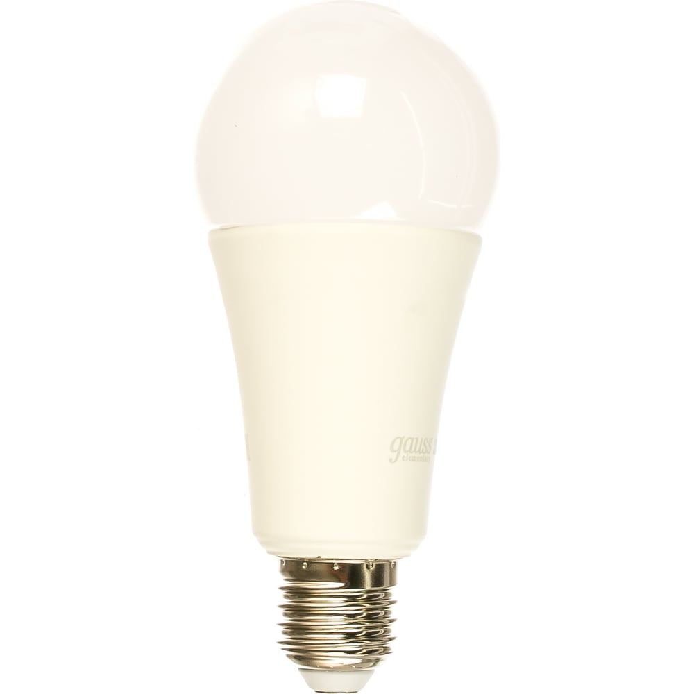 Лампа светодиодная LED Elementary 25W E27 A60 3000k, теплый белый, GAUSS