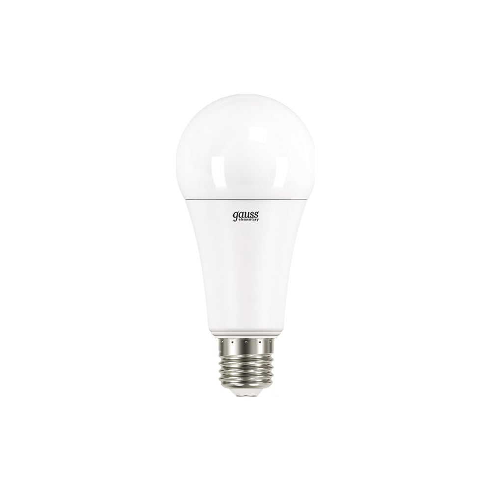 Лампа светодиодная LED Elementary 30W E27 A67 3000k, теплый белый, GAUSS