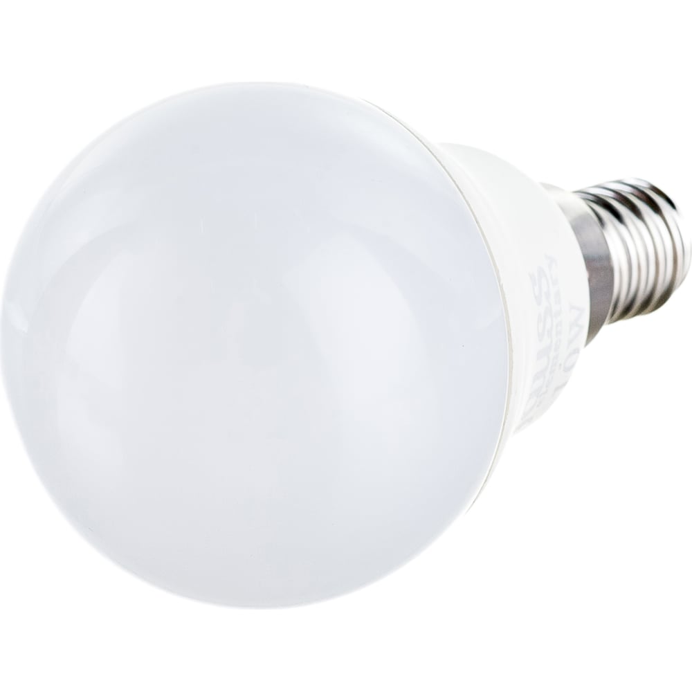 Лампа светодиодная LED Elementary Шар 10W E14 4100k, нейтральный белый, GAUSS