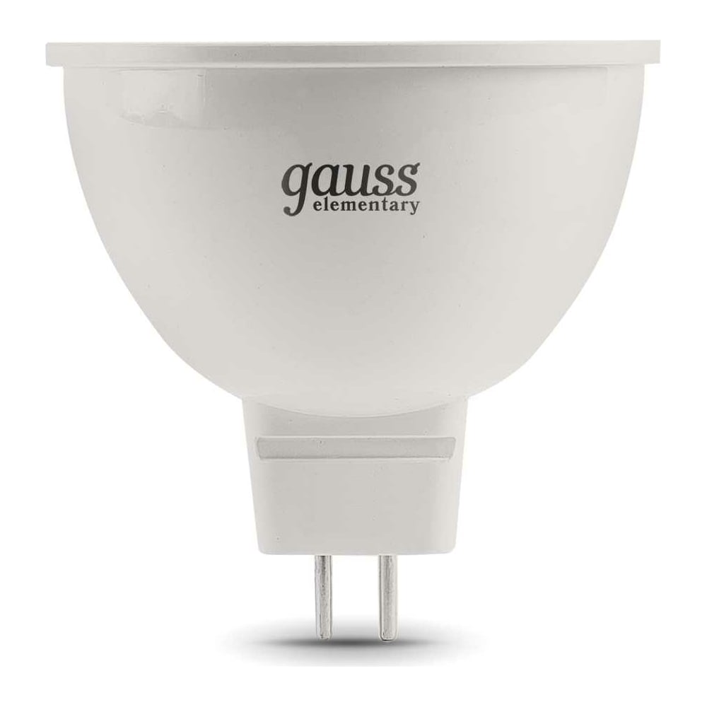 Лампа светодиодная LED Elementary MR16 GU 5.3 11W  3500K, теплый белый, GAUSS