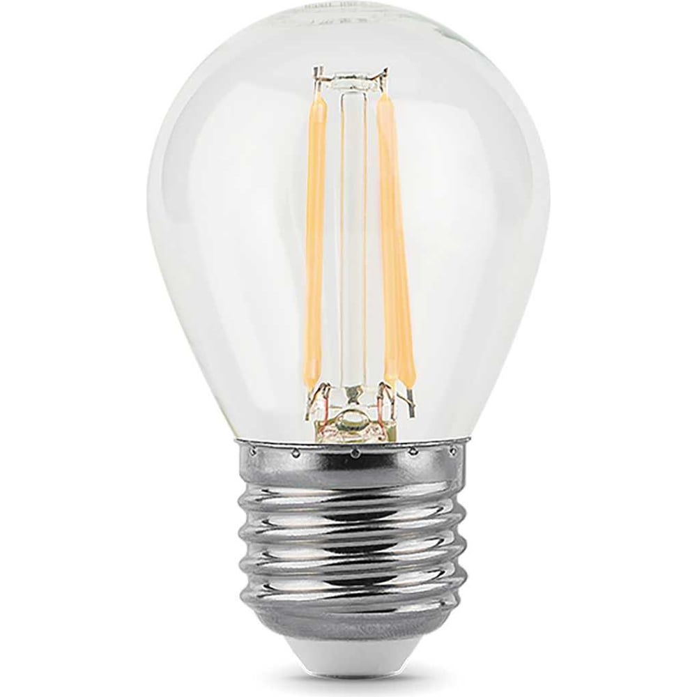 Лампа светодиодная LED Fllament Шар 9W E27 2700K, теплый белый, GAUSS