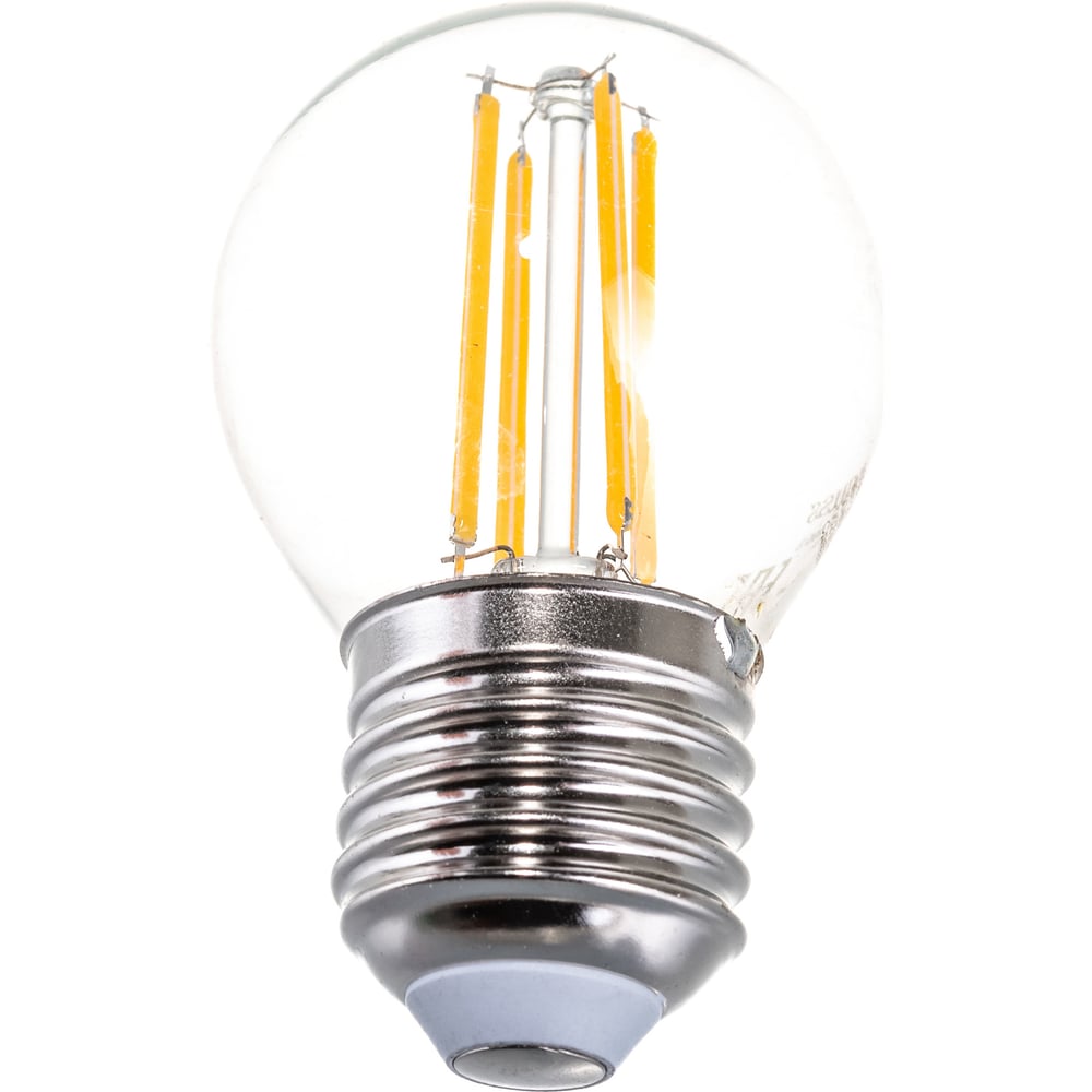 Лампа светодиодная LED Fllament Шар 9W E27 2700K, теплый белый, GAUSS