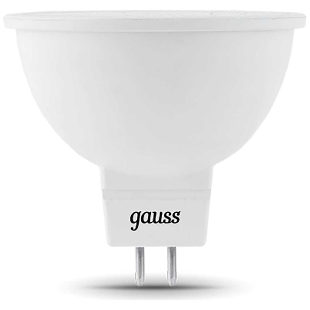 Лампа светодиодная LED MR16 GU 5.3, 5W 4100K нейтральный белый, GAUSS