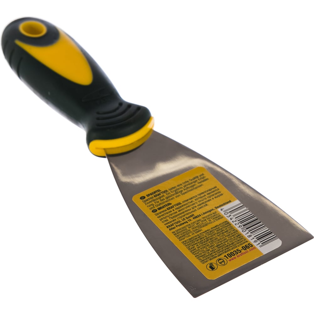 Шпательная лопатка KRAFTOOL с 2-компонентной ручкой 65мм 10035-065