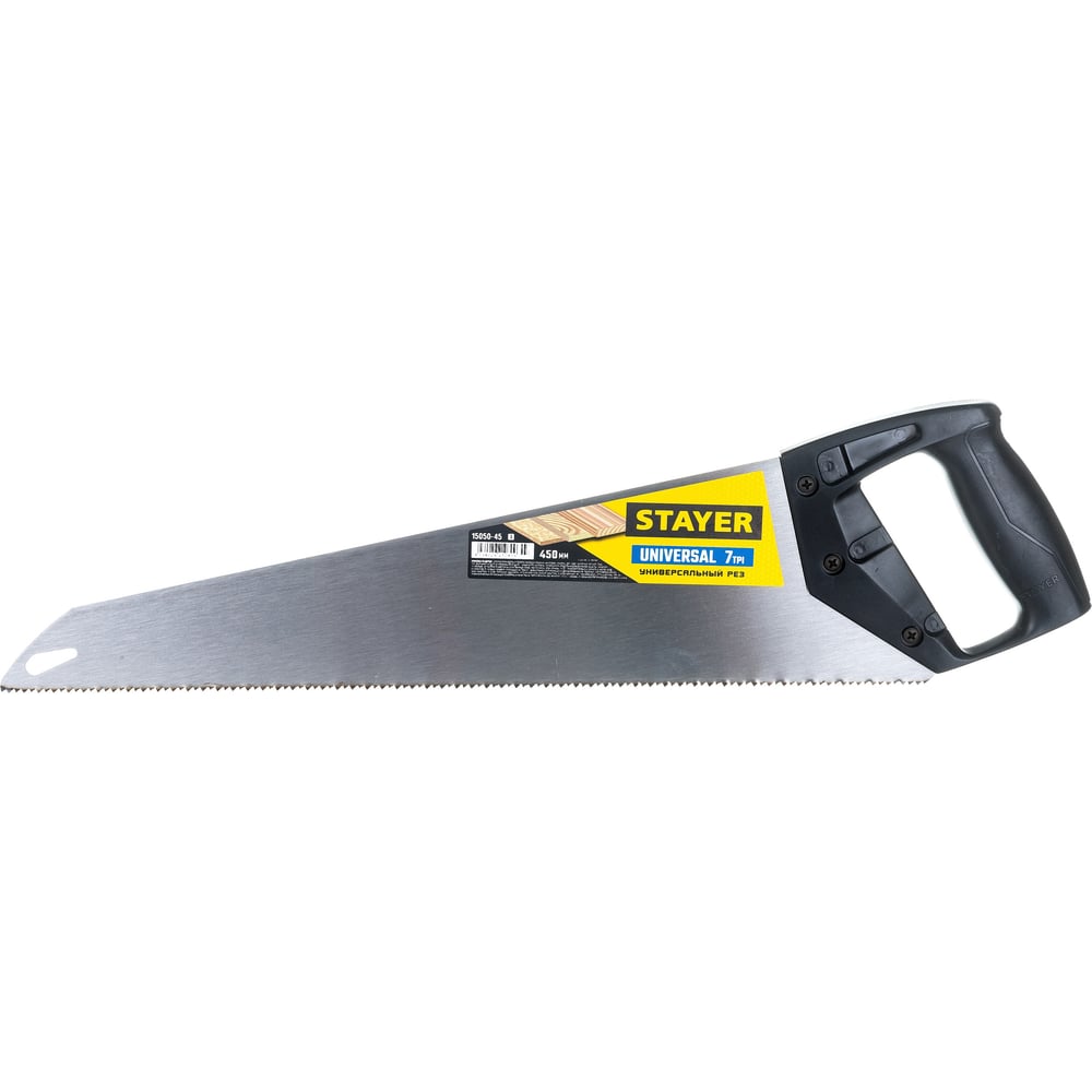 Универсальная ножовка пила Stayer Universal", 450мм, 7TPI, 15050-45_z03"